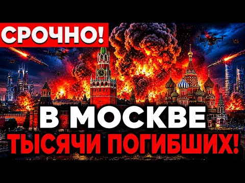 🚨 MOSCOW IS ON FIRE! 700 DRONES ATTACKED THE CAPITAL — NO POWER, AIRPORTS SHUT DOWN, PUTIN FLED B...