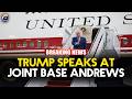 President Trump Addresses U.S. Air Force Members at Joint Base Andrews | Geo News English