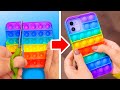 POP IT PHONE CASE 📱🌈 || Fantastic Phone Decor Ideas And Cool Gadgets For Your Phone