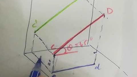 Projections of lines at least PARALLEL to ONE plane.
