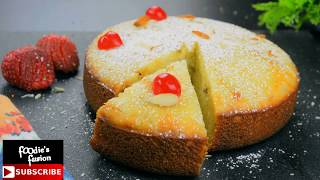 অল্প উপকরণ দিয়ে ডাইরেক্ট চুলায় সুজির কেক তৈরি / Suji Cake / Eggless Sooji Cake - Lock-down cake