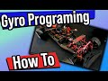 How to set up an R/C Gyro