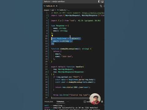 If you use TypeScript on the backend AND frontend, use zod for ...