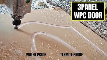 3PANEL WPC CNC DOOR DESIGN | CNC DOOR DESIGN | SOLID WPC DOORS | EEZEE BOARD #door   #wpcdoor