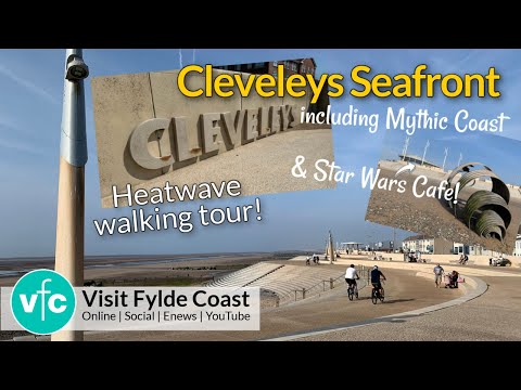 Heatwave hits Cleveleys Seafront ☀️ Walking Tour of the Mythic Coast