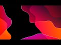 Gradient Liquid Red Shapes Looped Animation Background | Free Footage