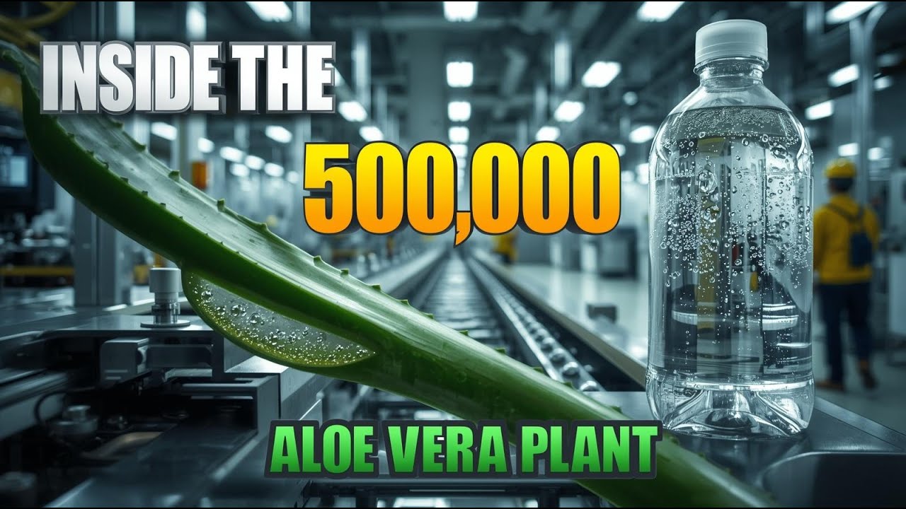 Inside the 500,000 LB Aloe Vera Plant – Hypnotic Medical Grade Gel Production