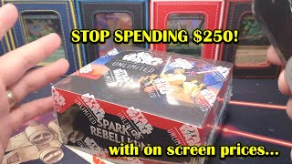 Star Wars Unlimited Box Opening  STOP SPENDING $250  Here's why!