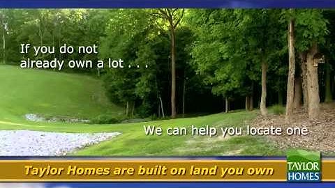 How to get started building a custom home with Taylor Homes