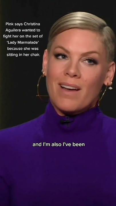 P!nk explains Christina Aguilera beef