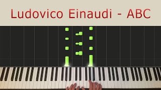 ABC - Ludovico Einaudi  - Synthesia