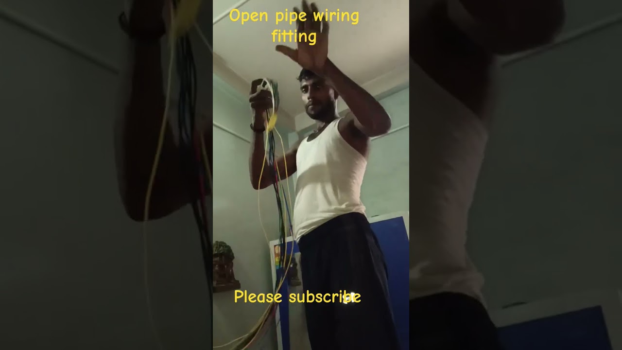 open pipe wiring fitting