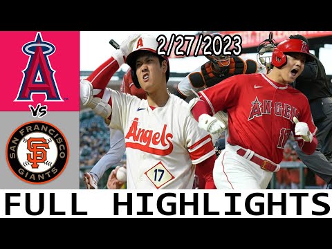 Los Angeles Angels vs San Francisco Giants Highlights Full Game |Feb 27, 2023 | 2023 Spring Training