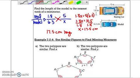 7.2 Ratios in Similar Polygons