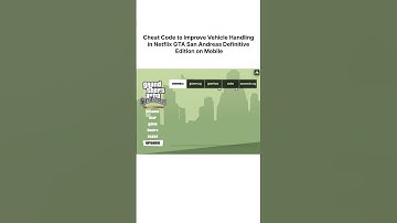 How to get Perfect Handling while Driving Vehicle in Netflix GTA San Andreas Definitive Edition