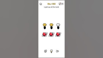 Brain out level 132 light up all the bulb #the adventure of brain #entertainment