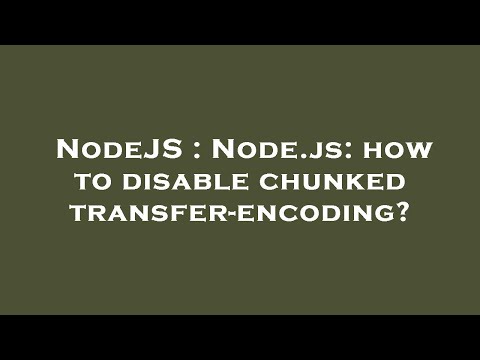NodeJS : Node.js: