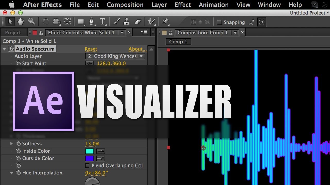 How to Make a Audio Spectrum in After Effects  