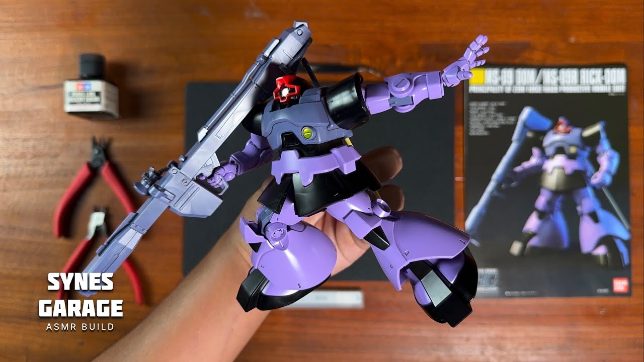 MS-09R Rick-Dom HG 1/144 | ASMR BUILD | Bandai - YouTube