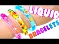 DIY LIQUID GLITTER BRACELETS | Things to do when you're bored this summer
