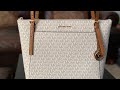 UNBOXING: MICHAEL KORS Voyager Large Logo Top-Zip Tote Bag