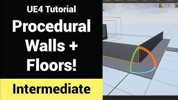 Create A Platformer Pt 11: Procedural Generated Walls + Floors! UE4