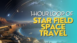 Hans Zimmer- Interstellar Main Theme | Epic 1 Hour Star Field Space Travel Experience