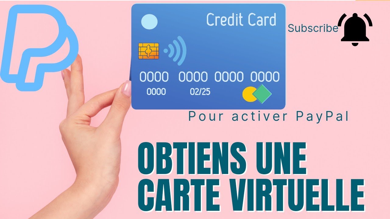 créer carte bancaire virtuelle gratuite pour PayPal - YouTube