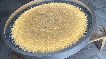 Các bác cùng thẩm tranh xương lá Bồ Đề hào Quang Phật vừa hoàn thiện với em nha 🥰