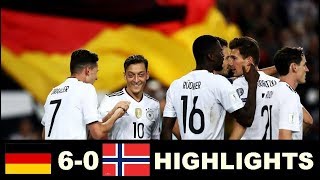 Germany vs Norway 6-0 -Highlights - World Cup Qualifiers 04/09/2017