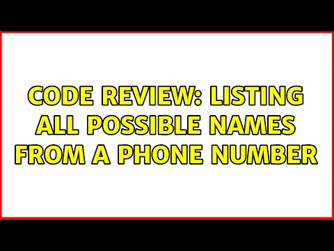 Code Review: Listing