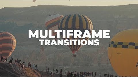 Multiframe Transitions Premiere Pro Templates