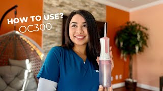 Using the Bubble Technology Water Flosser OC300 | Detailed Guide to your Daily Flossing Routine