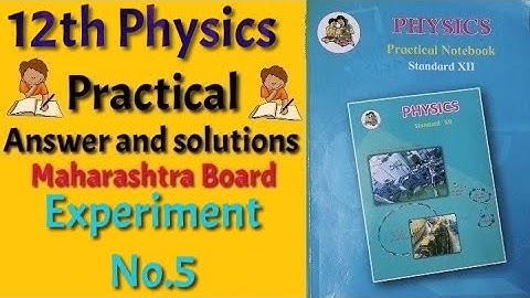 EXPERIMENT NO.5 SONOMETER-LAW OF TENSION | 12th Physics practical Answer and solutions @shamsusn