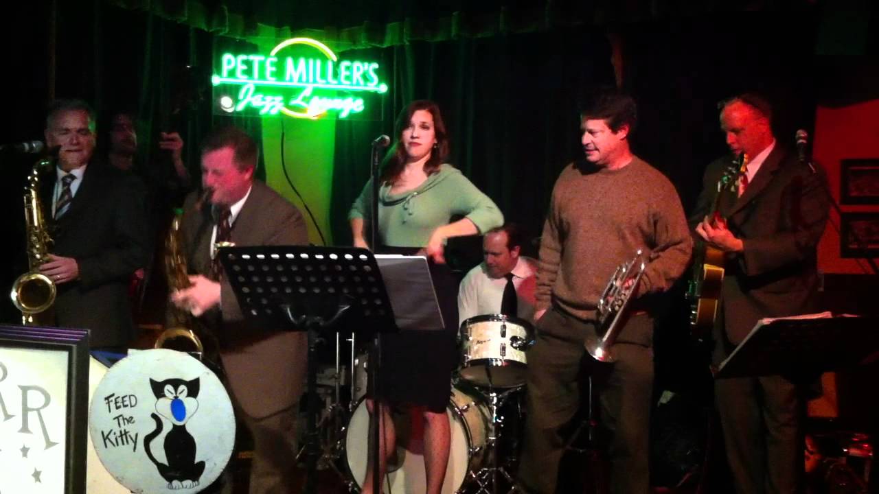 Sitting in with the Rhythm Rockets at Pete Miller's Jazz Club in