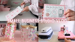 Small Business Studio Vlog | Pack Orders With Me ASMR, New Small Business At Home Set Up Tour! by Noeli Creates 7,491 views 5 days ago 13 minutes, 26 seconds