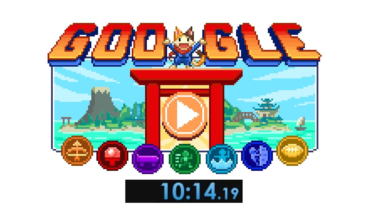 ZERANDO O JOGO DO GOOGLE: Doodle Champion Island 