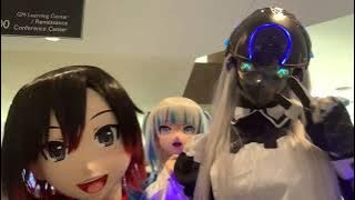 YoumaCon 2022 Hang Ruby, Gura, & Sachi!~ Kigurumi Cosplay 着ぐるみ