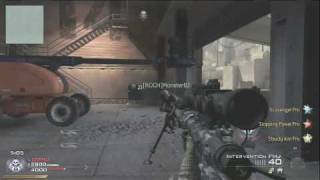 Modern Warfare 2 on Xbox Live played remotely using the Spawn HD-720 and Spawn Player