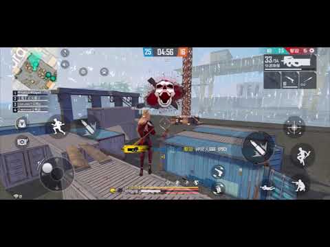 [Free Fire] 團隊死鬥！造船廠的最佳位子？輸出達到5129!#15