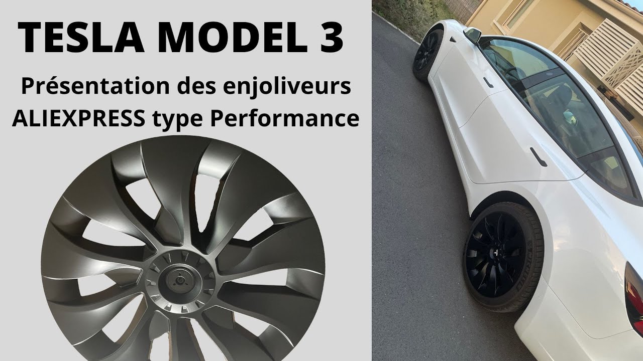 Enjoliveurs de performance au design de turbine pour la Tesla Model 3 –  Shop4Tesla