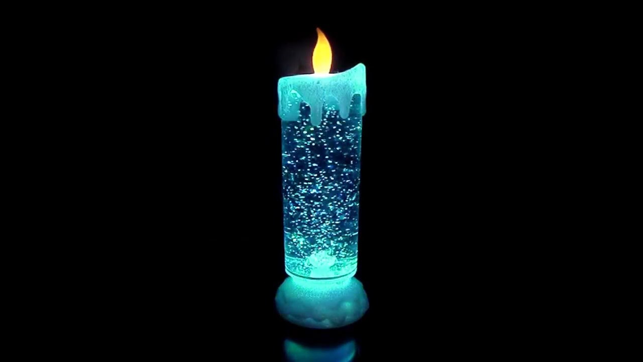 Swirling Glitter Candle Light YouTube