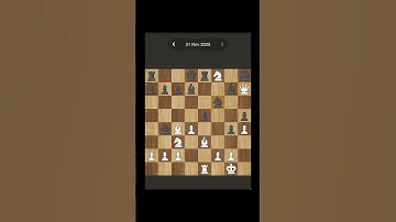 Chess.com | Daily Puzzle | 21/11/2025 #shorts #shortsfeed #chess