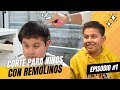 Cómo hacer corte NIÑO CON REMOLINOS con máquina 🌀 Cabello liso - EPISODIO 1