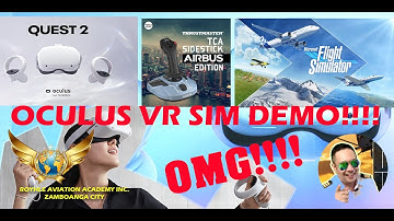 Oculus Quest 2 with MS2020 Flight Simulator Demo!!!