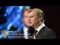 Christopher Nolan presents to Kenneth Branagh at the Britannia Awards