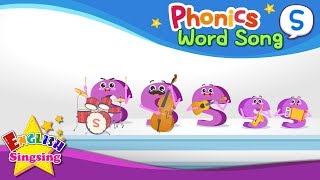 phonics word song s english songs educational video for kids