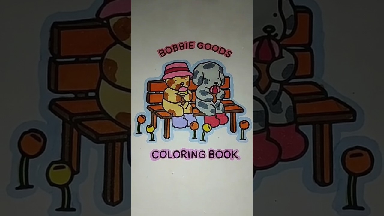 Bobbie goods coloring with me relax time #shorts 