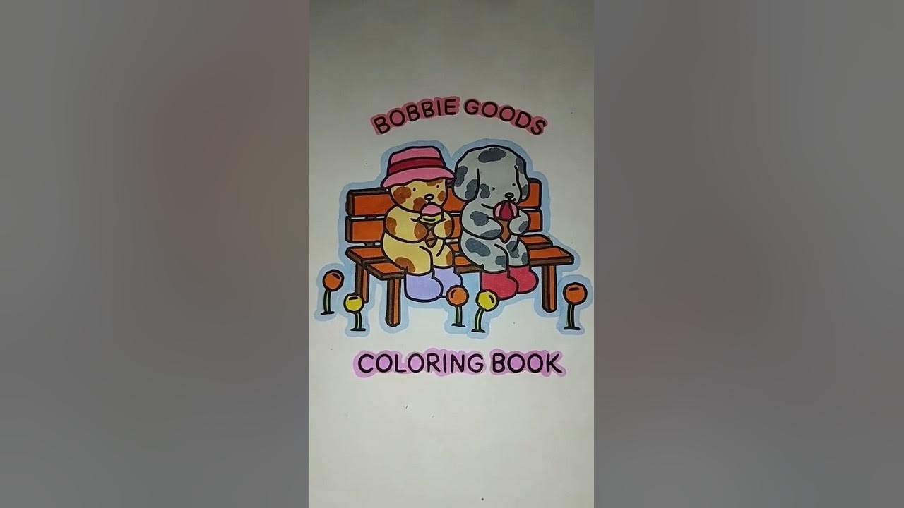 Bobbie goods coloring with me relax time #shorts 