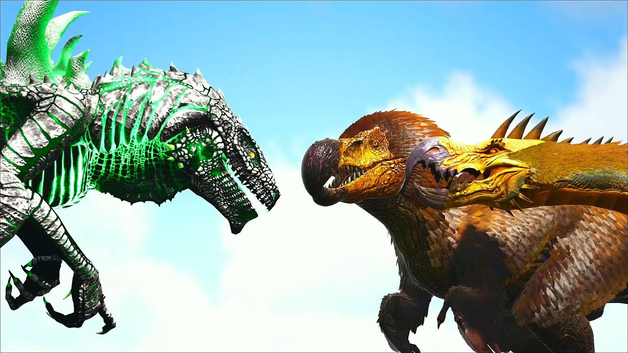 Ark Survival - ZILLA vs DODREX/DODOWYVERN and more [Ep.576] - YouTube